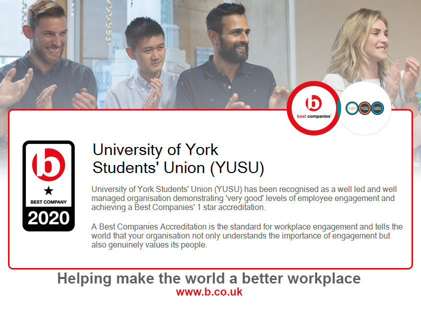 University Of York Students Union Yusu Company Profile Best Companies University Of York Students Union Yusu Company Profile Best Companies